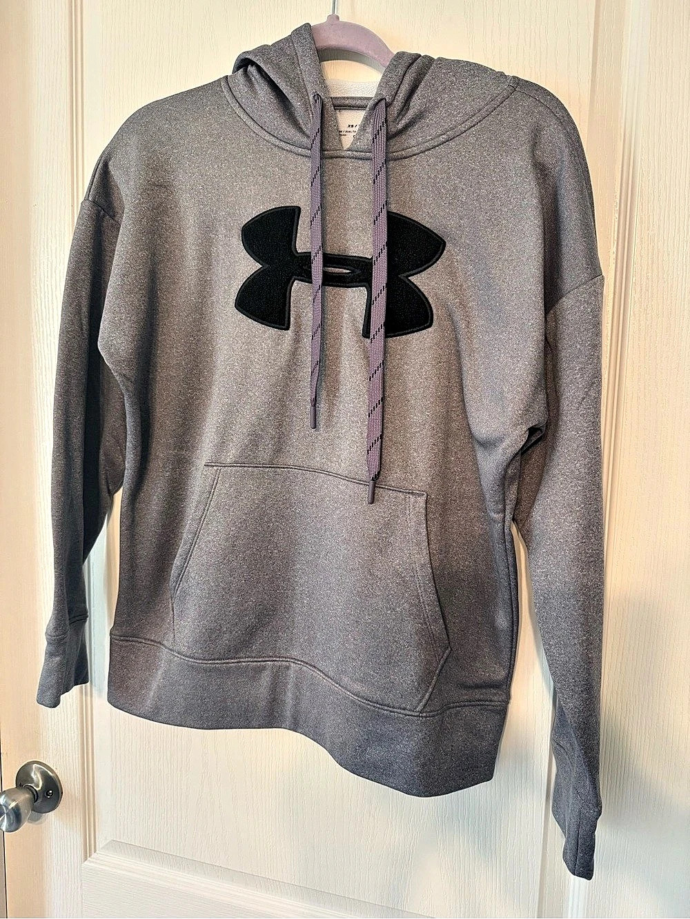 Under Armour Logo Hoodie Gray XS
